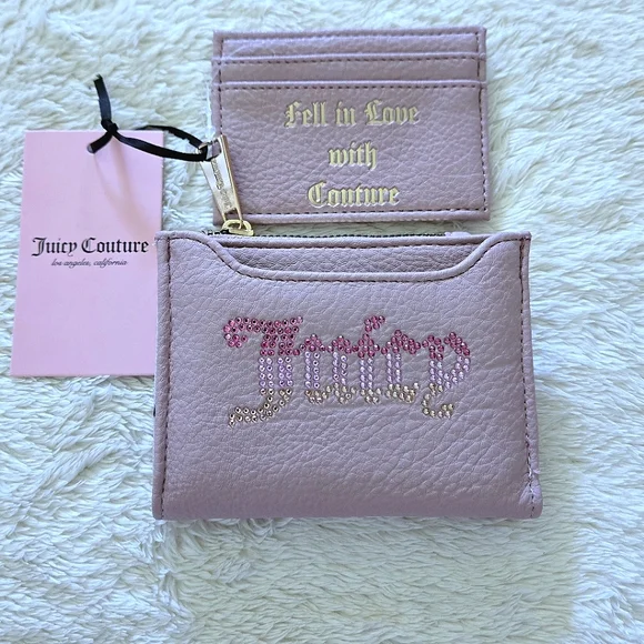 Juicy🍊 Couture "Breaking The Rules" Bifold✌️ Wallet With Pullout Card💳 Case - Picture 15 of 16